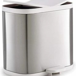 Begroting โญ Joseph Joseph JosephJoseph - Badkamer - Split - Prullenbak - 6 Liter - Met 2 Compartimenten - Recycler - RVS ๐