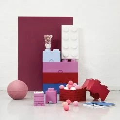 Gloednieuw ✔️ Opbergbox Brick 8, Roze - LEGO 🔔 -Dyson-winkel 550x653