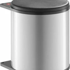 Hete verkoop 🔥 Hailo Inbouw Prullenbak - 15 L - Zilvergrijs / Zwart ✨