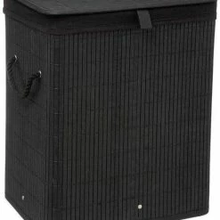 Uitgang 🎁 Wooners Wasmand Met Deksel 60 L - Bamboe - Zwart 🤩 19 Uitgang 🎁 Wooners Wasmand Met Deksel 60 L - Bamboe - Zwart 🤩 -Dyson-winkel 550x661 1