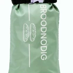 Coupon 🔥 BROODNODIG®️ - Herbruikbare Boterhamzak - Van 100% Gerecyclede PET-flessen - Lunchzak - Foodwrap - Broodtrommel - Ook Geschikt Als Diepvrieszakjes - 30x20cm - Pastel Groen 🔔