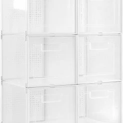 Beste recensies van 😉 Navaris 6x Transparante Schoenendoos - Voor Schoenen, 👟 Sneakers En Hoge Hakken - Stapelbaar 💯