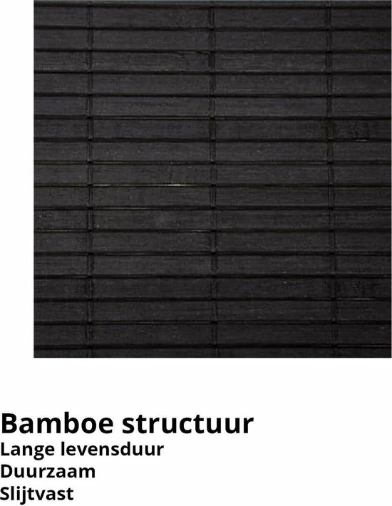 Uitgang 🎁 Wooners Wasmand Met Deksel 60 L - Bamboe - Zwart 🤩 8 Uitgang 🎁 Wooners Wasmand Met Deksel 60 L - Bamboe - Zwart 🤩 - Afbeelding 8