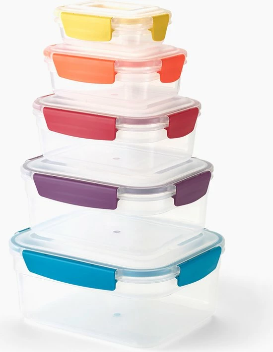 Flash-uitverkoop 🎉 Vershoudbakjes, Set Van 5 Stuks, Multicolor - Joseph Joseph | Nest Lock ✔️ 9 Flash-uitverkoop 🎉 Vershoudbakjes, Set Van 5 Stuks, Multicolor - Joseph Joseph | Nest Lock ✔️ - Afbeelding 9