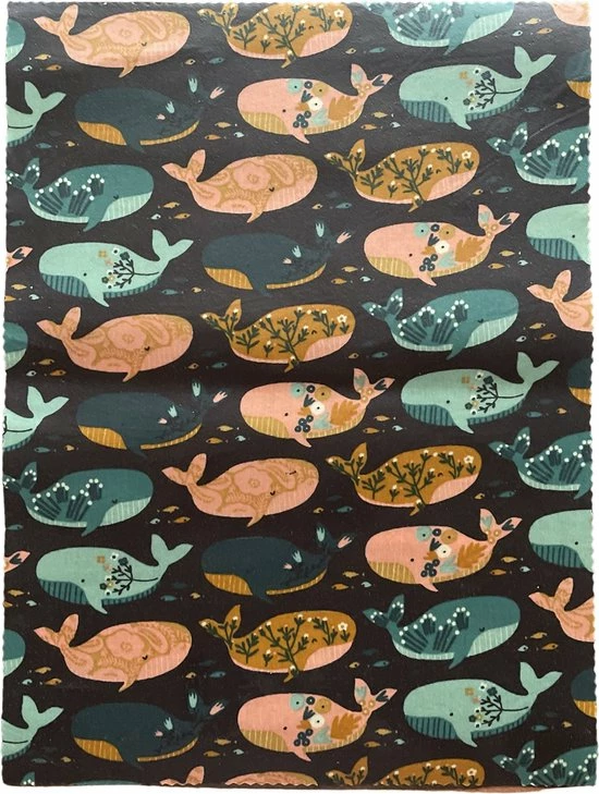 Beste Pirce π Bijenwas Doeken (Bijenwas Wraps)- Dooek - Kaasdoek Whale 30 X 40 Cm - Bee Wax Wrap - Bijenwas Doek - Duurzaam - Herbruikbaar – Vershoud Doeken βοΈ 2 Beste Pirce π Bijenwas Doeken (Bijenwas Wraps)- Dooek - Kaasdoek Whale 30 X 40 Cm - Bee Wax Wrap - Bijenwas Doek - Duurzaam - Herbruikbaar – Vershoud Doeken βοΈ - Afbeelding 2