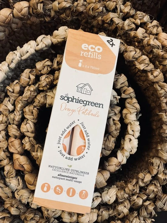 Promo β¨ SophieGreen Orange Patchouli Allesreinigers 3x2 Navullingen (=6x750 Ml) π 4 Promo β¨ SophieGreen Orange Patchouli Allesreinigers 3x2 Navullingen (=6x750 Ml) π - Afbeelding 4