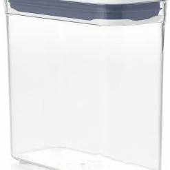 Promo 😉 OXO Good Grips Voorraadbus 'POP' 2.0 Smal Rechthoekig - Laag (1,1 Liter) 🎁