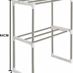 Uitgang 🌟 Kitchen Princess KitchenPrince Keukenrek - Magentron Houder - Opbergrek - Opbergrek - Kruidenrek - Keukenrek Staand - Keuken Organizer - Antislip - Magnetron Standaard ❤️ -Dyson-winkel 550x738 2