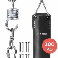 Beste Pirce 😀 AVINT GOODS RVS Ophangsysteem Plafondhaak Bokszak – Schroefhaak & Ophanghaak Hangstoel – Muurhaak Binnen & Buiten - 200KG 👍