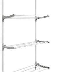 Groothandel 💯 Rayen Stevige Deur Drogrek - 6,5M Drooglengte - Voor Deur - Grijs - 62 X 28 X 124 Cm 🎉