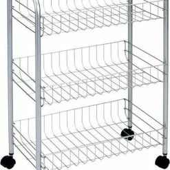 Goedkoop 🎉 Metaltex - Multifunctionele Trolley Lugano - Zilvergrijs - Op Wielen - 5 Jaar Garantie - 3 Manden 💯 -Dyson-winkel 550x764 1