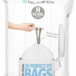 Aanbiedingen ๐ Brabantia PerfectFit Vuilniszakken - 50/60 L - Code H - 30 Stuks ๐
