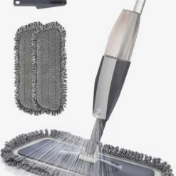 Beste Verkoop 😀 Daris Microvezel Spray Mop - Inclusief 2 Microvezel Doeken - Microvezel Vloerwisser Met Sprayfunctie - Dweil Met Sprayfunctie 🎁