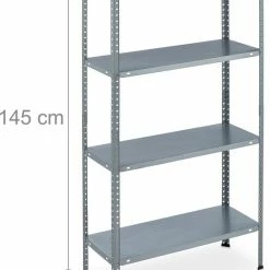 Beste recensies van 🌟 Relaxdays 2x Opbergrek Metaal - Stellingkast Verzinkt - Opbergkast - Magazijnstelling 🔔 -Dyson-winkel 550x779 3