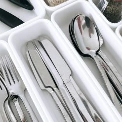 Beste Pirce 🎉 All-Goods Lade Organizer | Organizer Set Van 8 Bakken - Bestekbak Ladeverdeler Ladebak Organiser Lade Inzet Bak Opbergbak Houder Verdeling | Lade Verdeler Voor Keuken En Bureau | Badkamer | Lade Bakjes | Make Up Organizer | Wit | 🥰 -Dyson-winkel 550x784 1