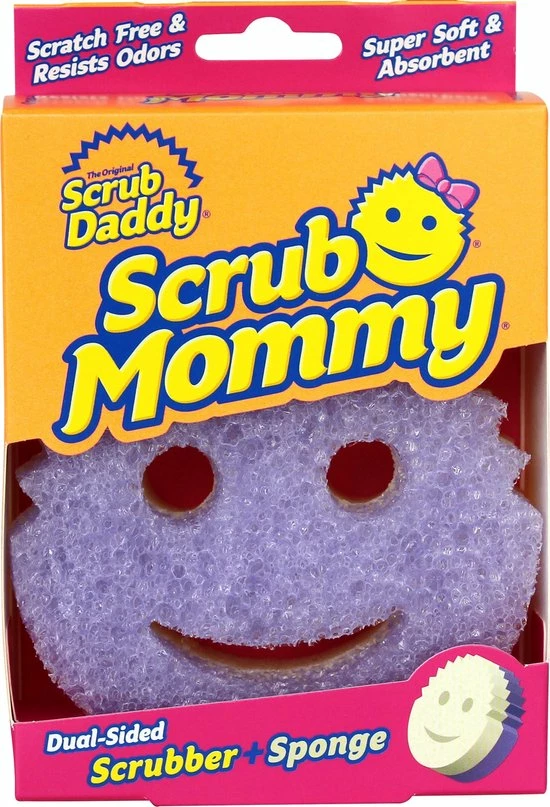 Flash-uitverkoop 😀 Scrub Daddy - Scrub Mommy Spons Krasvrij Dubbelzijdig Paars ⭐ 1 Flash-uitverkoop 😀 Scrub Daddy - Scrub Mommy Spons Krasvrij Dubbelzijdig Paars ⭐