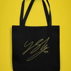 Groothandel 🔔 Shennit Stray Kids Felix Lee Signature Gold Totebag Black - Korean Boyband SKZ - Kpop Fans - Felix Stray Kids - One-size 😉