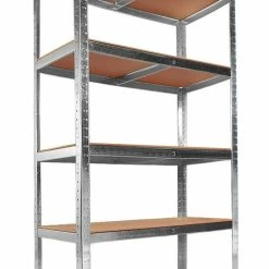 Beste Verkoop ✨ Monzana Metalen Opbergrek/Stellingkast Met 5 Legborden - 875kg Draagkracht - (HxBxD) 180x90x40 Cm - 175kg Per Plank 👏 -Dyson-winkel 550x830 4